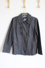 Sandro Sportswear Dark Gray Double Breasted Jacket | M