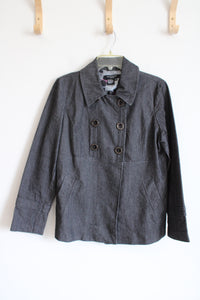 Sandro Sportswear Dark Gray Double Breasted Jacket | M