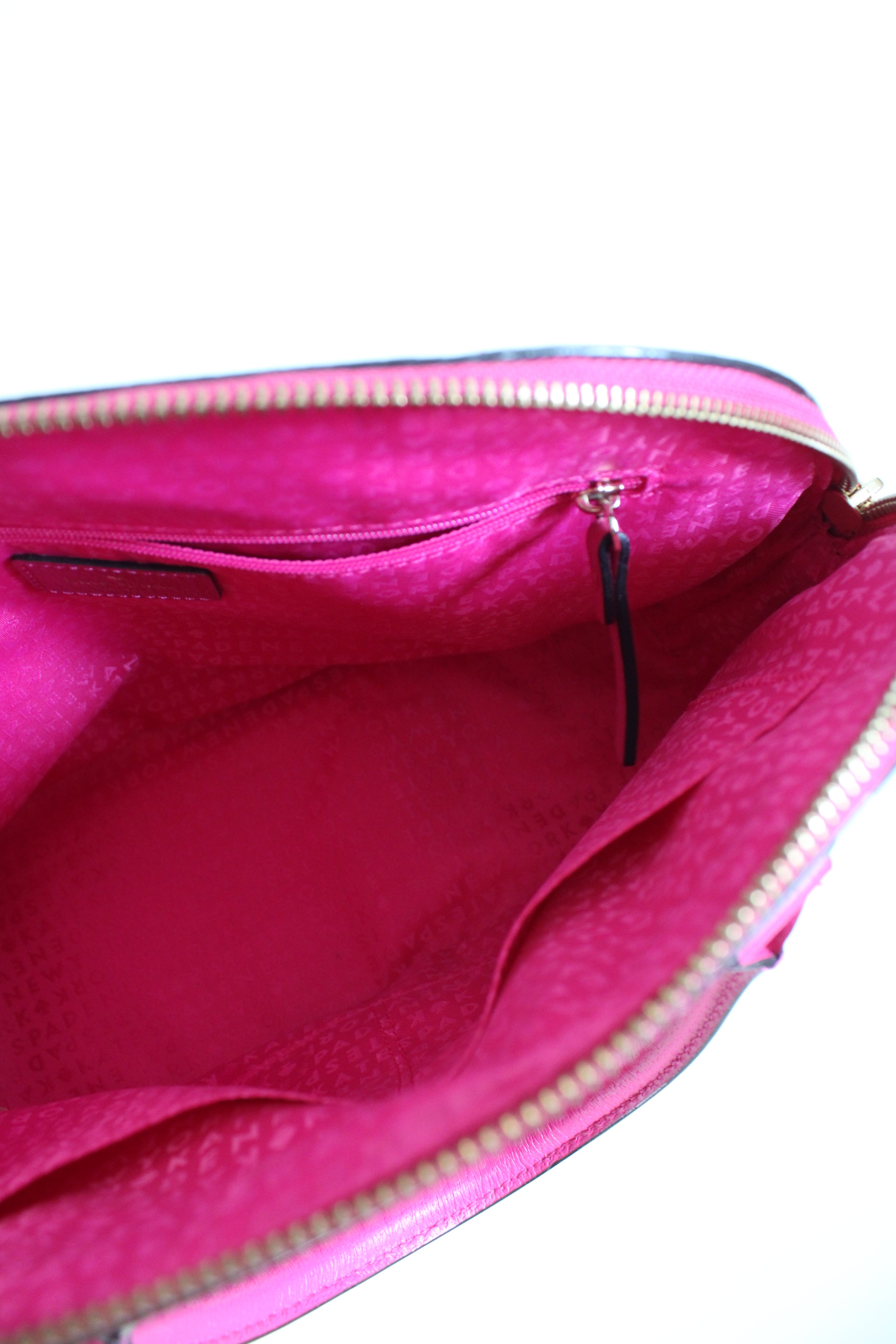 Kate Spade Grove Street Carli Hot Pink Leather Bag