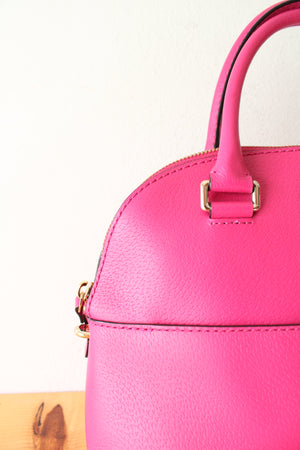 Kate Spade Grove Street Carli Hot Pink Leather Bag