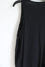 Gap Black Lace Front Tank | M