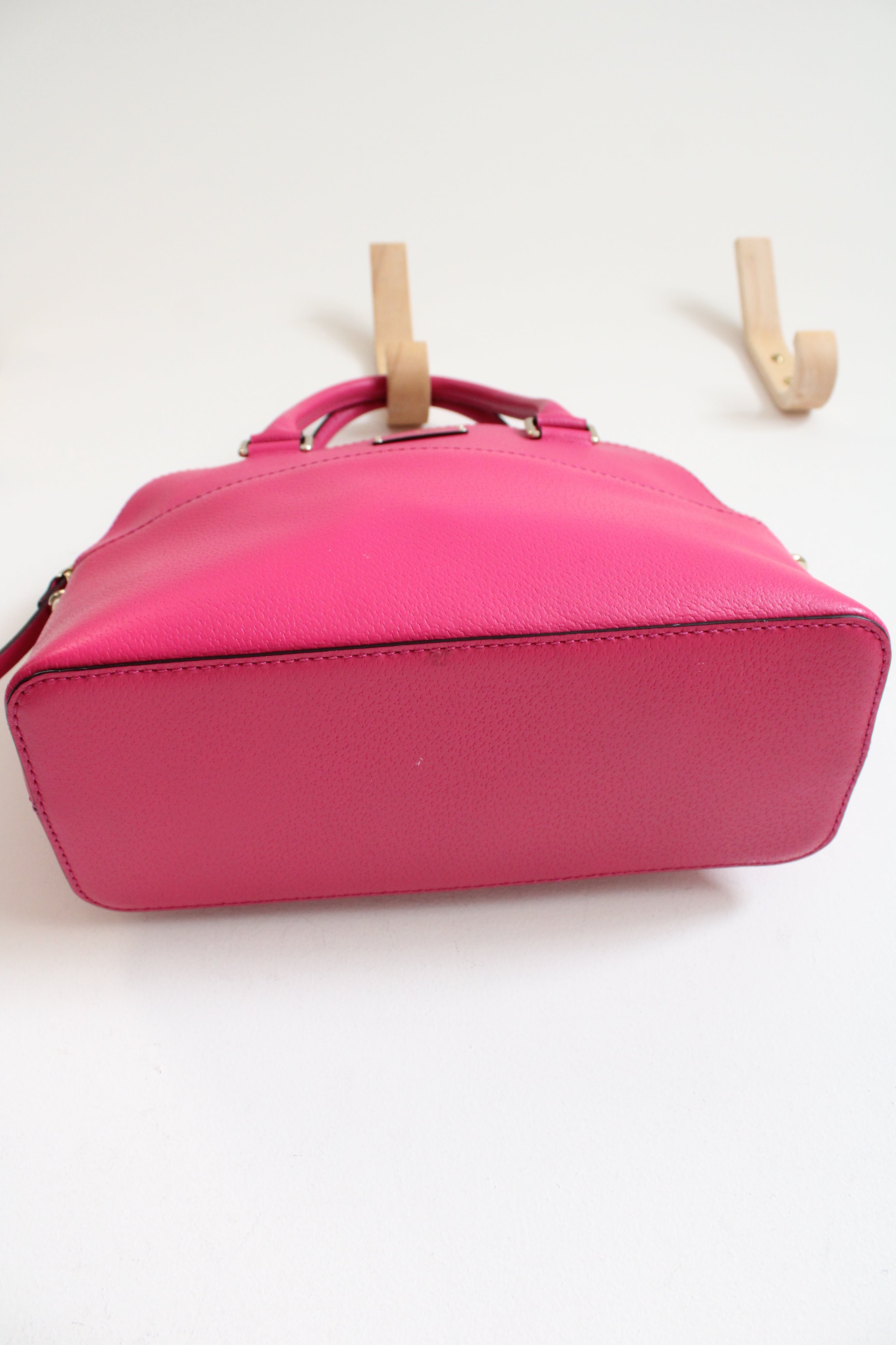 Kate Spade Grove Street Carli Hot Pink Leather Bag