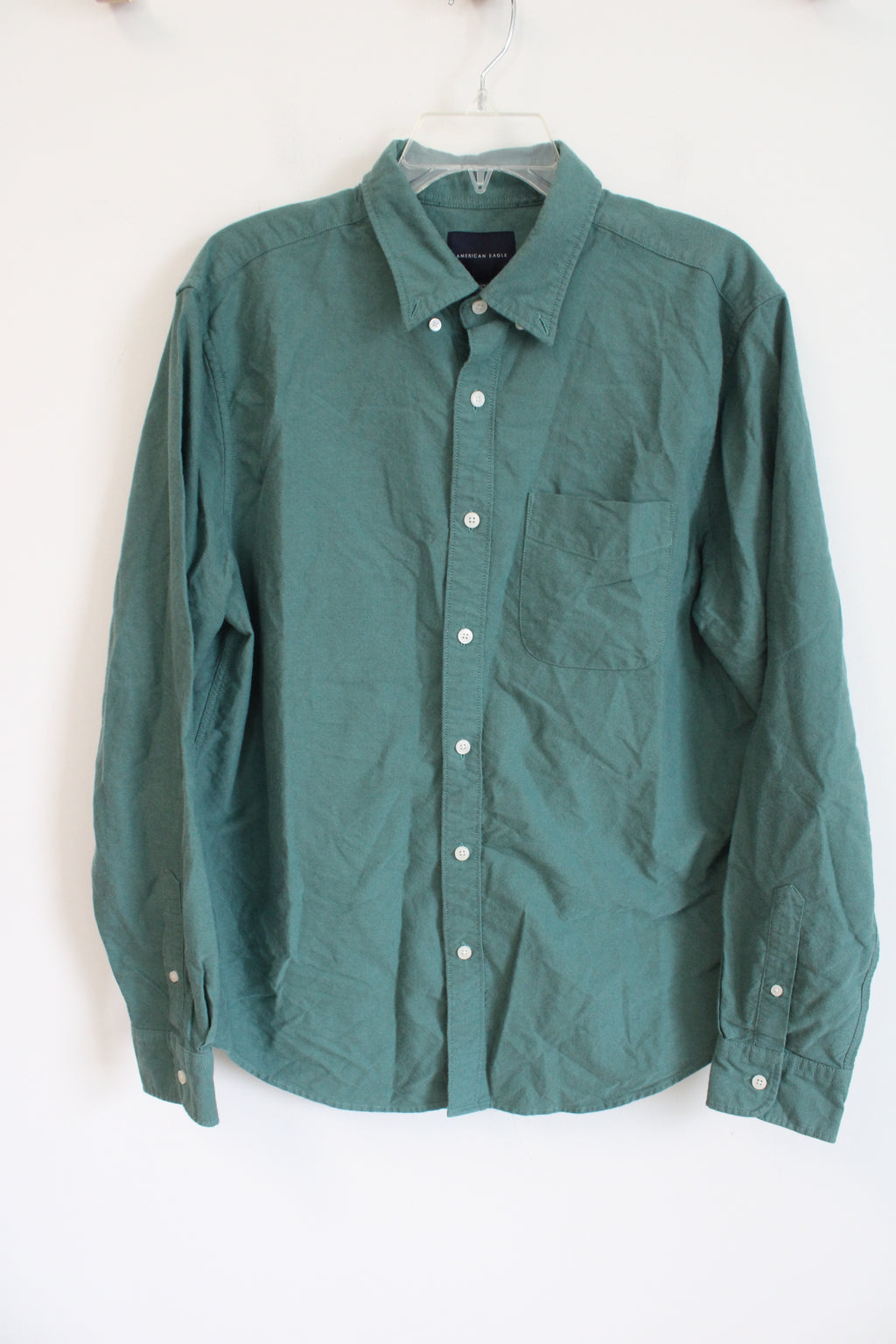 American Eagle Green Button Down Shirt | L