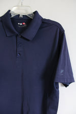 Fila Sport Golf Navy Blue Polo Shirt | L
