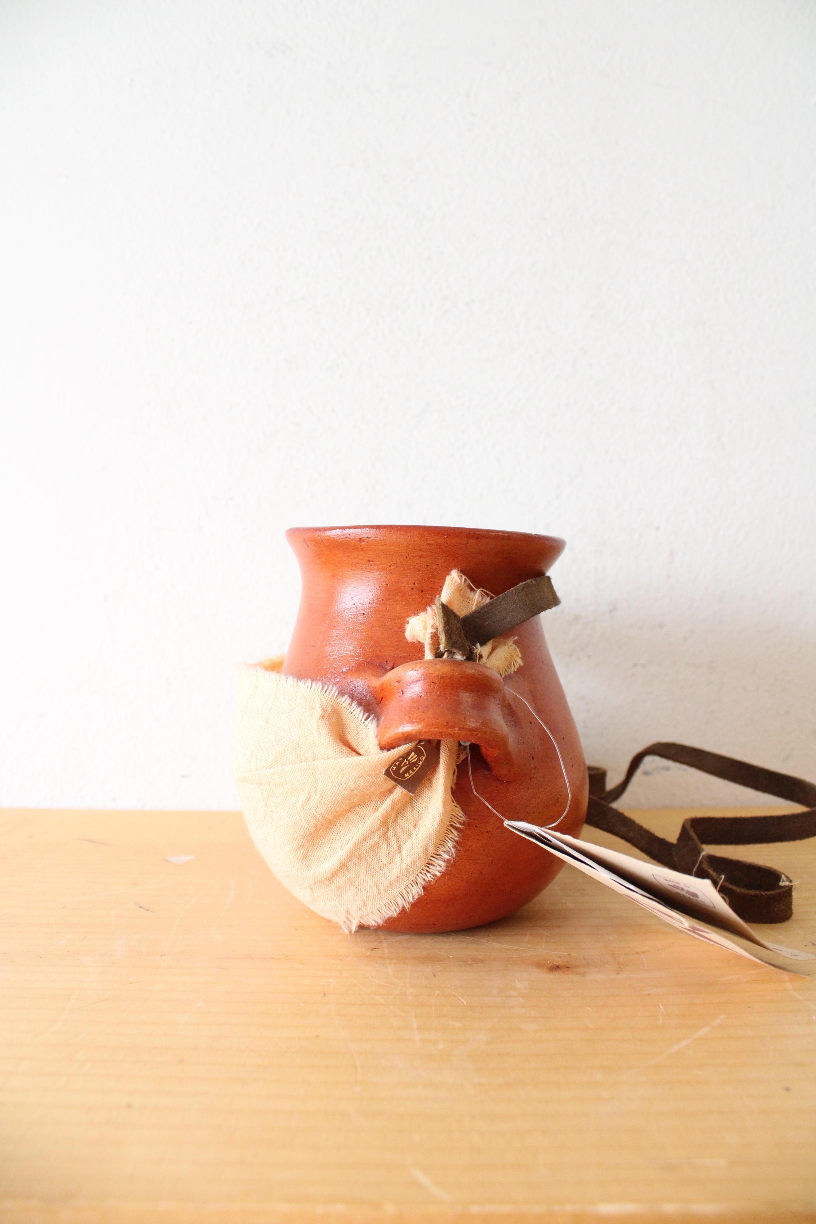 NEW Maku Xauris Orange Stoneware Pottery Crock