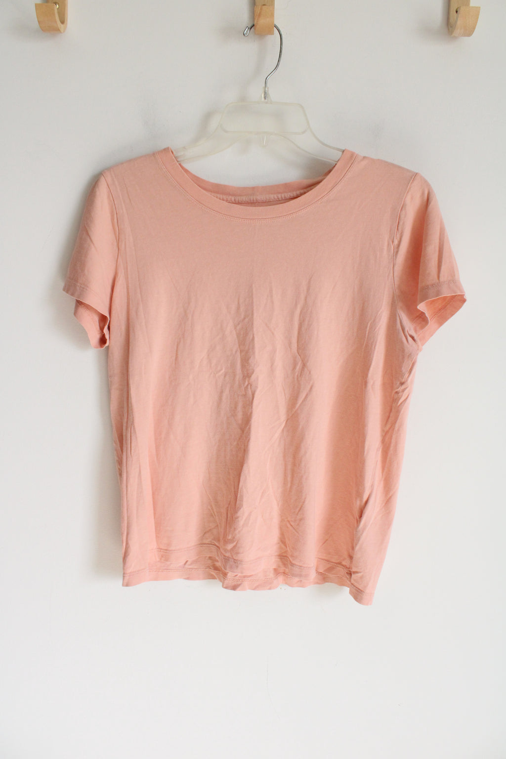 J.Crew Mercantile Broken-In Peach Short Sleeved Tee | S