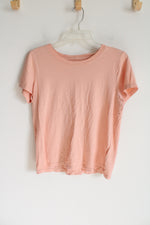 J.Crew Mercantile Broken-In Peach Short Sleeved Tee | S