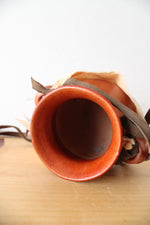 NEW Maku Xauris Orange Stoneware Pottery Crock