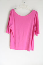 Old Navy Hot Pink Low Back Soft Shirt | XXL