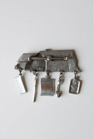 JJ Real Estate Realtor Pewter Silver Charm Pin