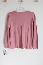 NEW Hasting & Smith Pale Pink Long Sleeved Shirt