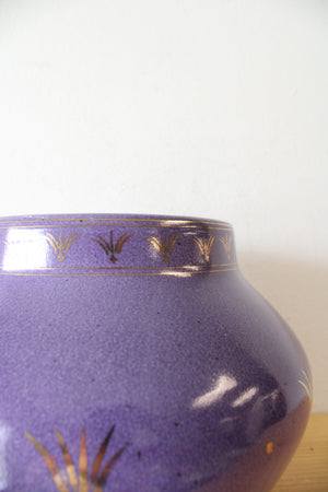 Ecco Nova Purple Medieval Monarch Porcelain Planter