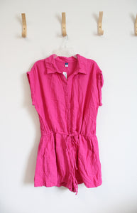 NEW Old Navy Hot Pink Cotton Romper | XL