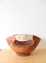 Wooden Handled Bowl