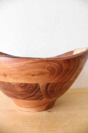 Wooden Handled Bowl