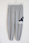 Adidas Light Gray Joggers | S