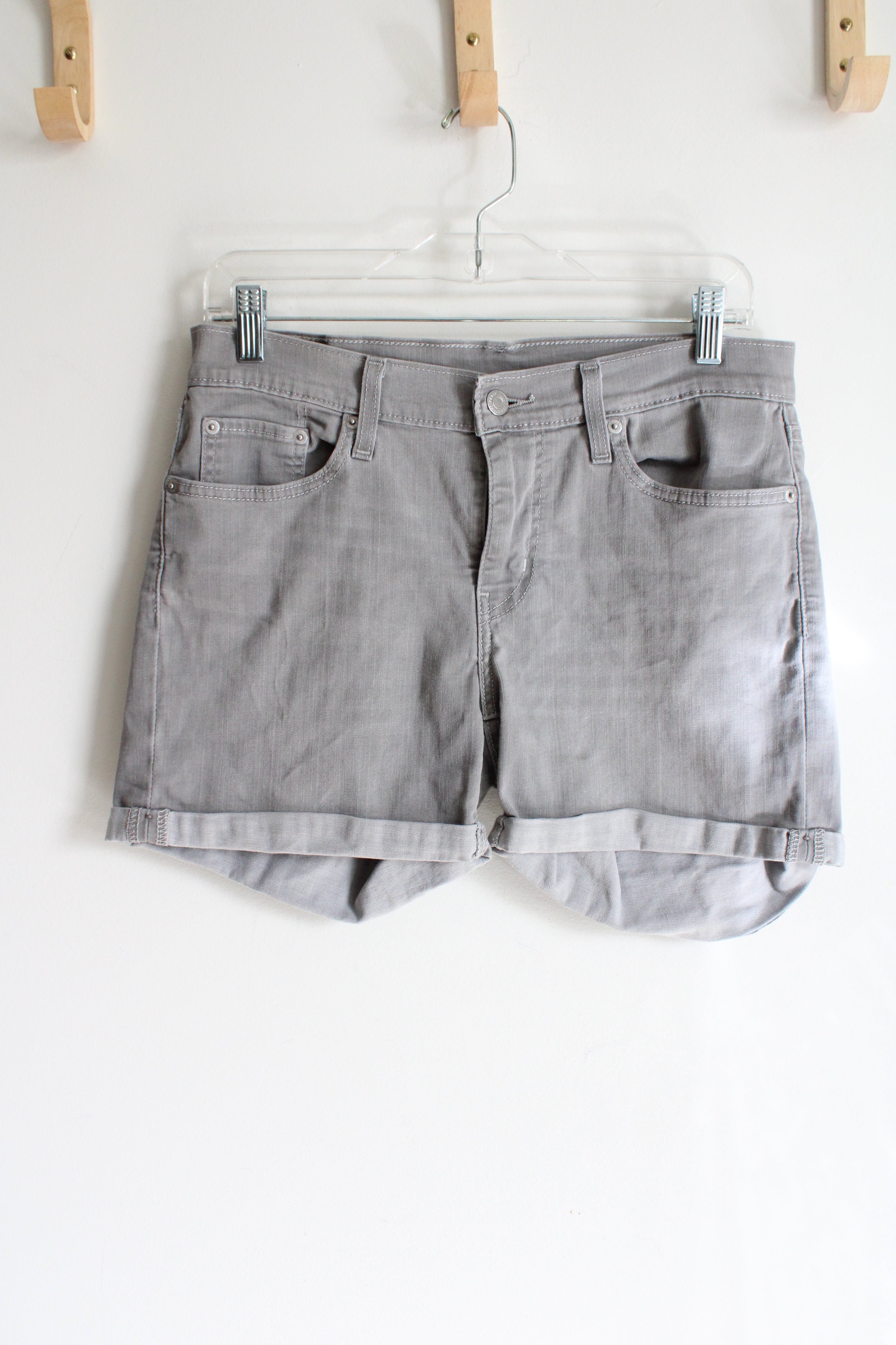 Levi Strauss Gray Denim Shorts | 29