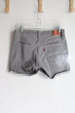 Levi Strauss Gray Denim Shorts | 29