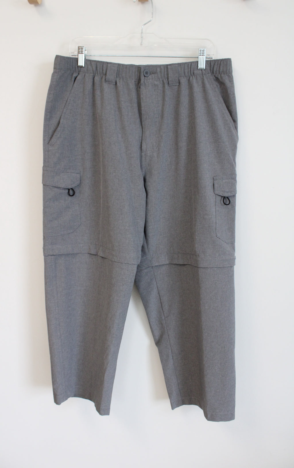 Reel Legends Performance Outfitters Gray Convertible Hiking Pants | XL (40/42)