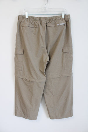 Reel Legends Performance Outfitters Tan Convertible Hiking Pants | XL (40/42)