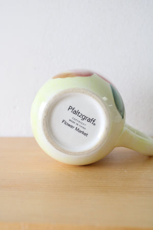 Pfaltzgraff Flower Market Purple & Pink Flower Mug