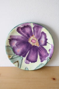 Pfaltzgraff Flower Market Purple Flower Lunch Salad Plate | 8"
