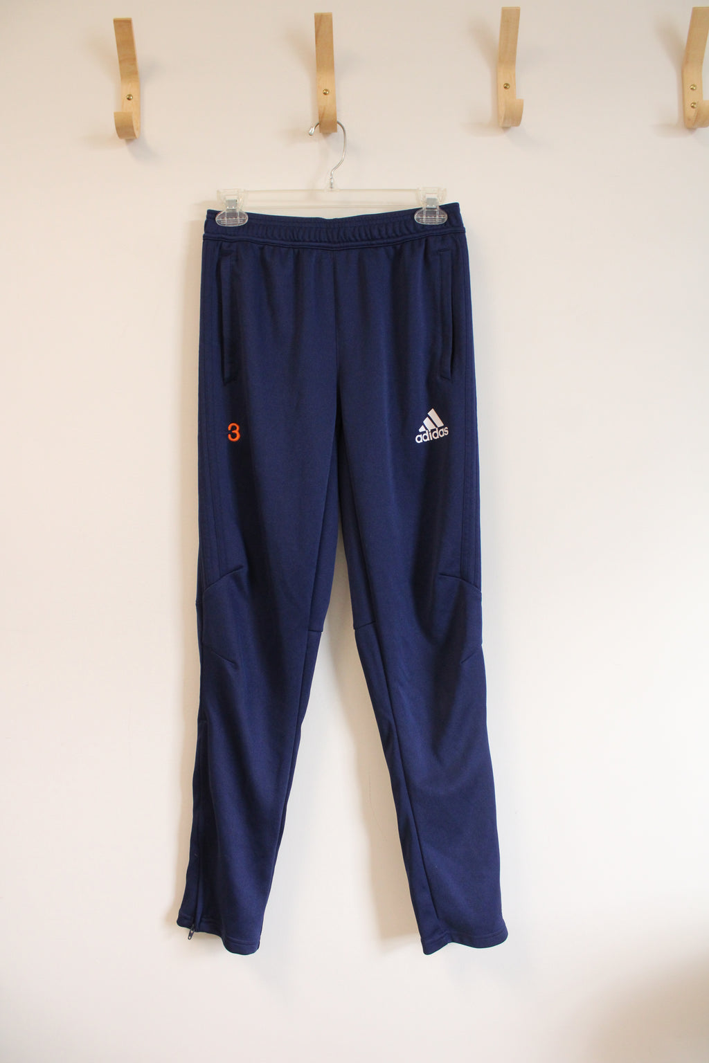 Adidas Navy Blue Joggers | L (14)