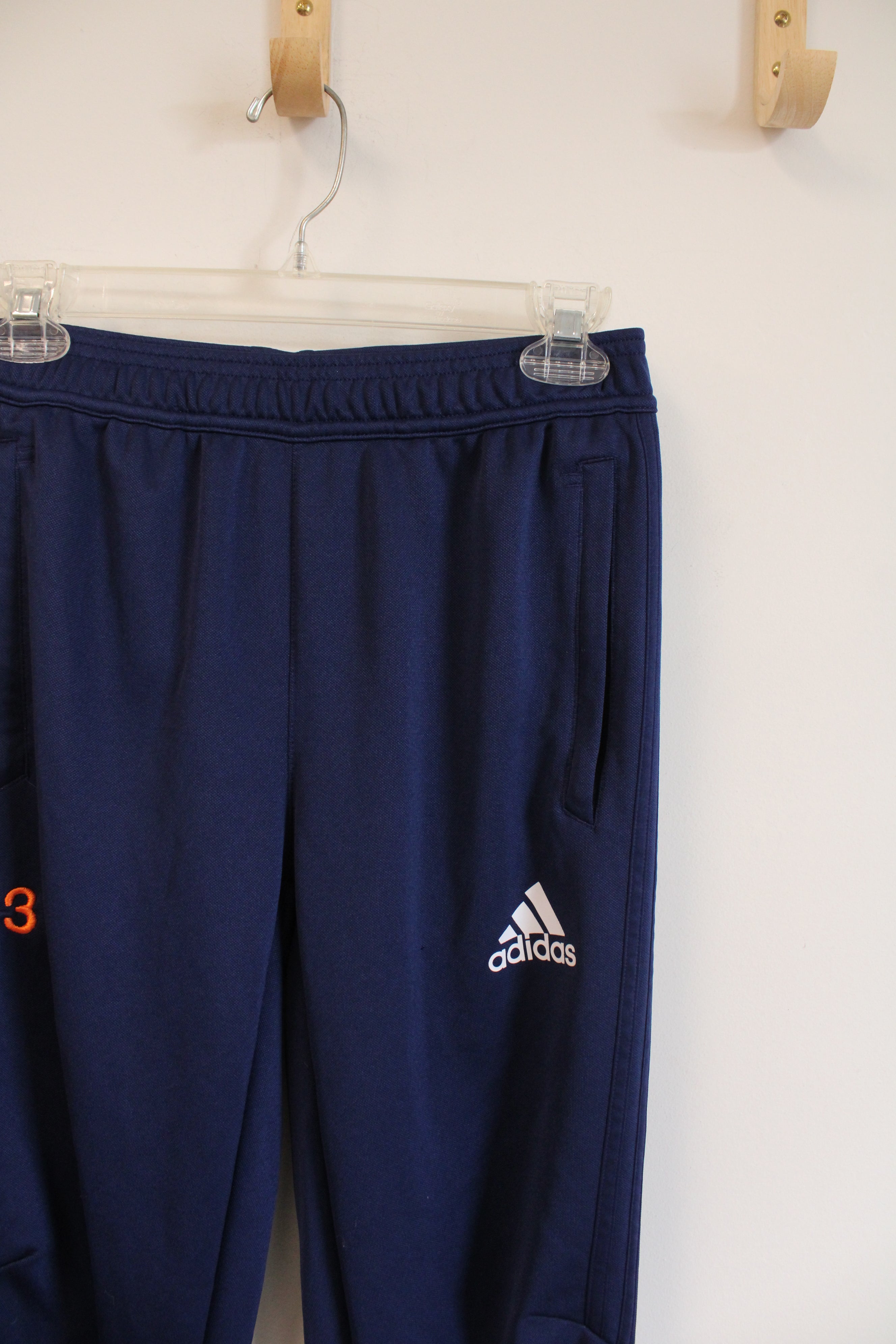 Adidas Navy Blue Joggers | L (14)