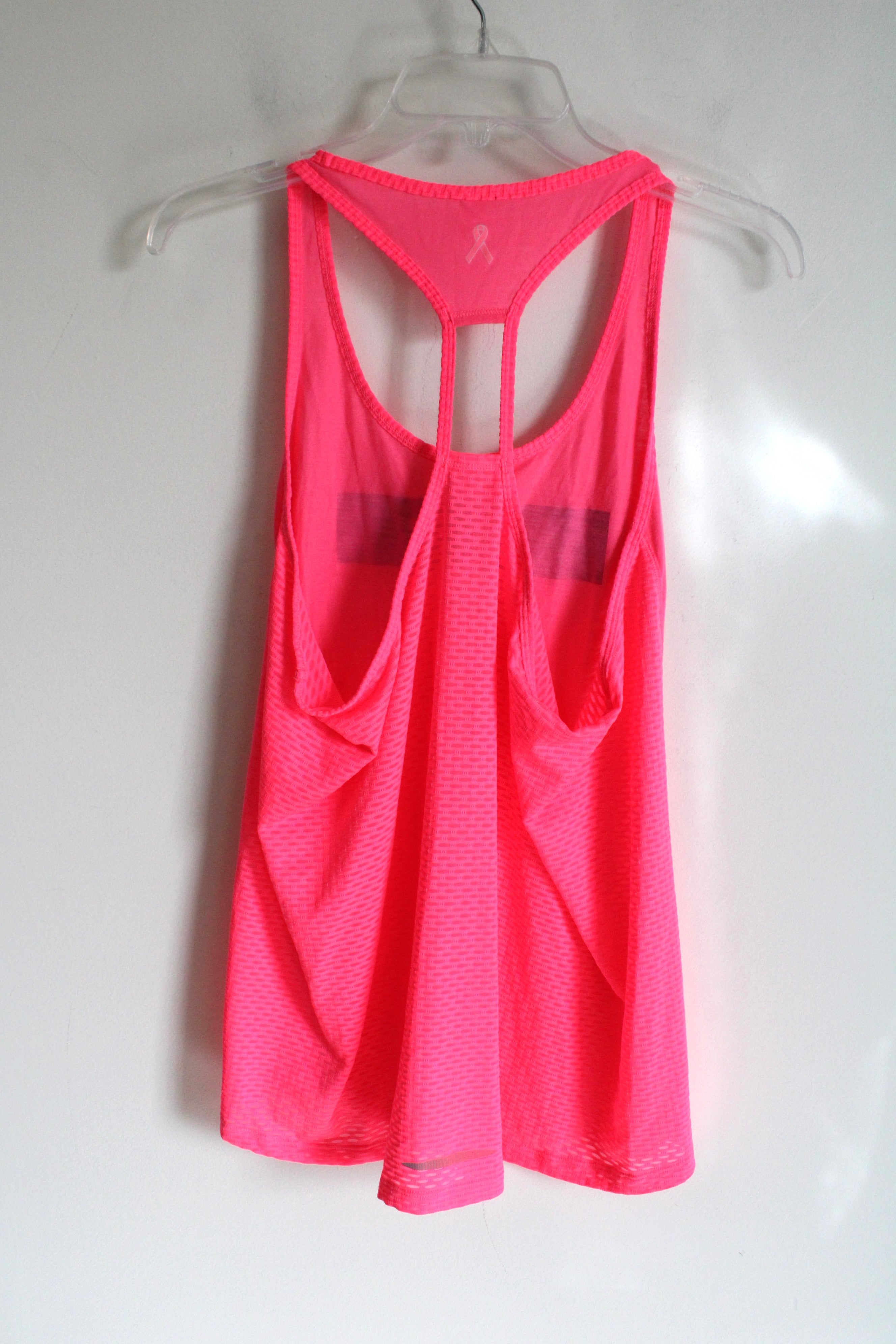 Under Armour Neon Pink Logo Tank | L