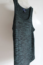 Gap Green & Black Heathered Knit Tank | S