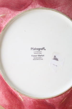 Pfaltzgraff Flower Market Pink Dinner Plate | 10"