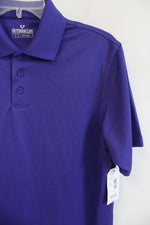 NEW OutdoorLife Blue Purple Heavyweight Polo Shirt | S