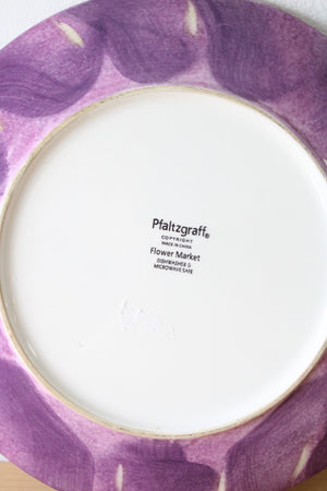 Pfaltzgraff Flower Market Purple Dinner Plate | 10"