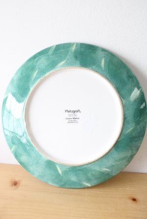 Pfaltzgraff Flower Market Green Dinner Plate | 10"