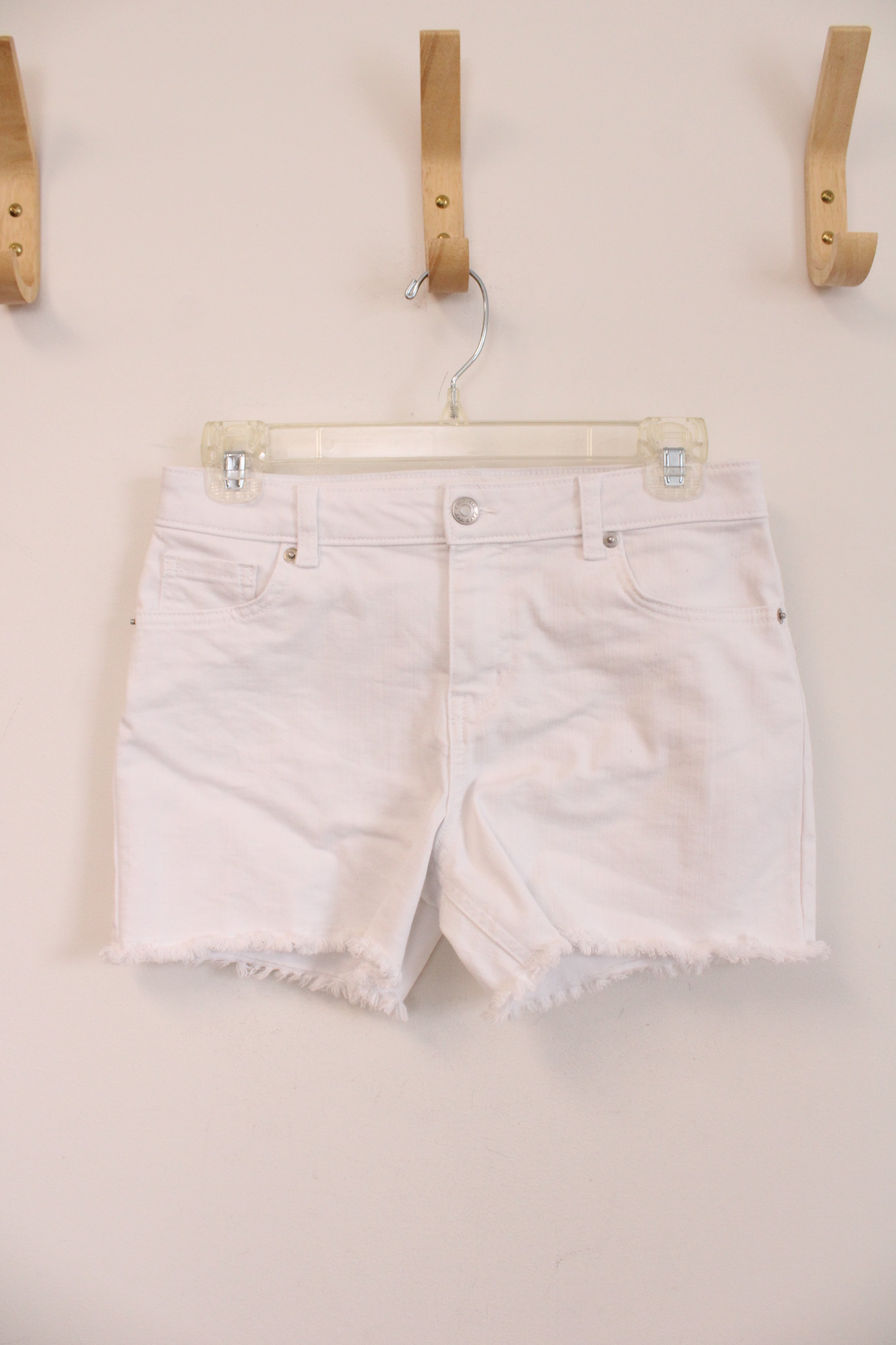 Cat & Jack White Jean Shorts | XL (14)