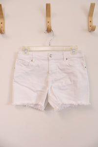 Cat & Jack White Jean Shorts | XL (14)