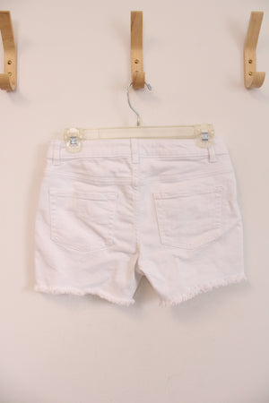 Cat & Jack White Jean Shorts | XL (14)