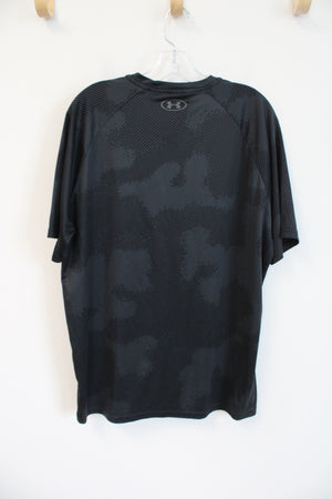 Under Armour Black Patterned Athletic Shirt | XL