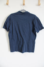 Ledbury Blue Striped Polo Shirt | L
