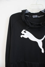 Puma Black & White Athletic Hoodie | L