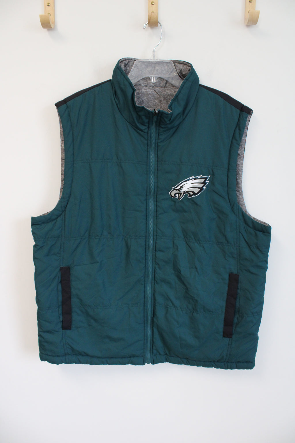 NFL Philadelphia Eagles Green & Black Vest | XL