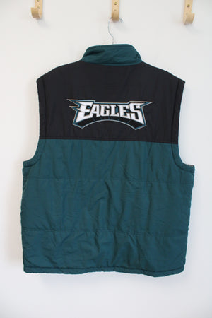 NFL Philadelphia Eagles Green & Black Vest | XL