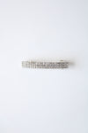 Vintage Clear Rhinestone Bar Hair Clip