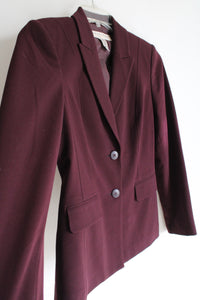 Apostrophe Essentials Burgundy Blazer | 4