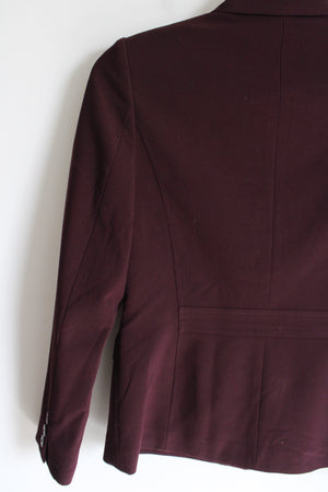 Apostrophe Essentials Burgundy Blazer | 4