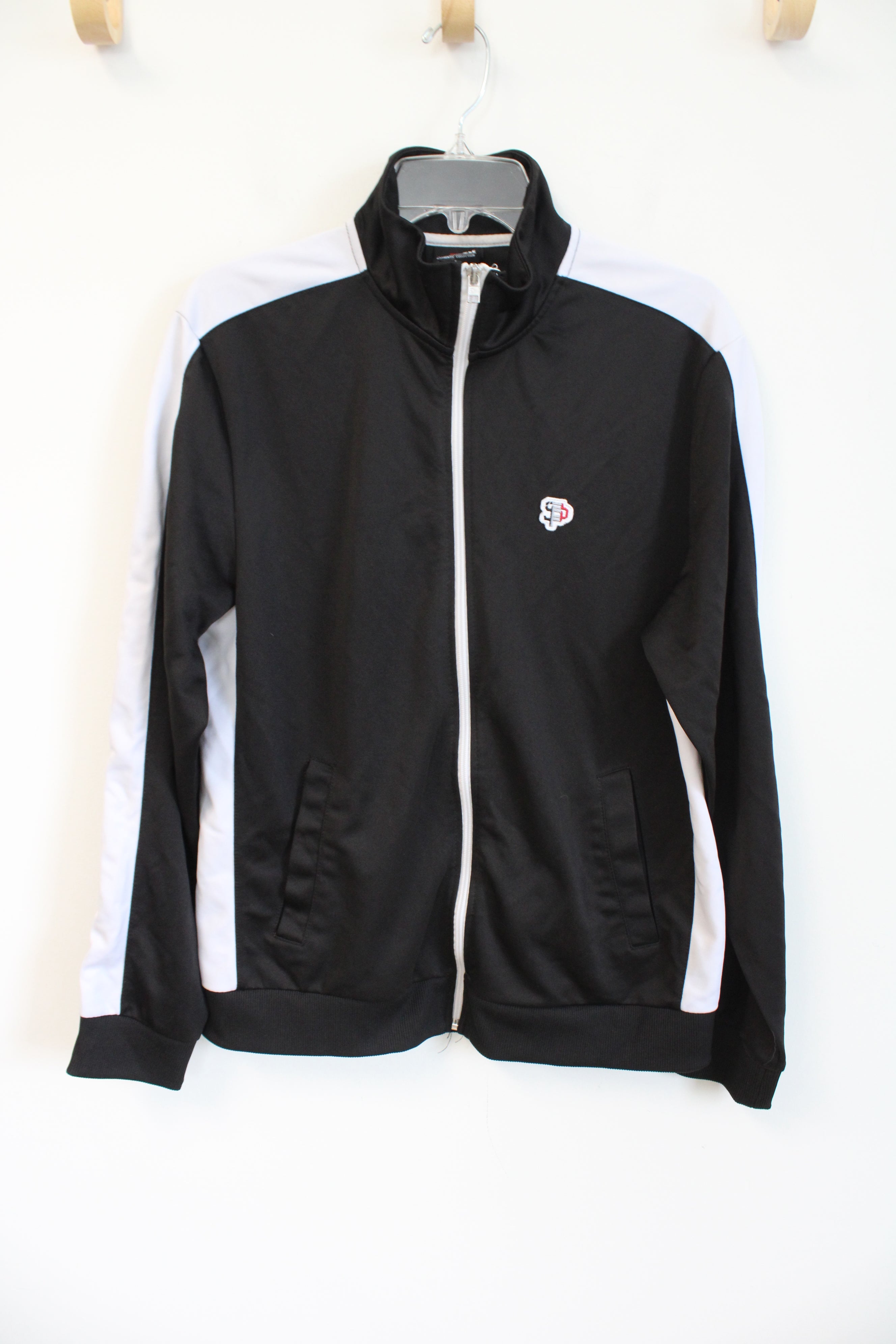 Southpole Black & White Zip Up Athletic Jacket | M