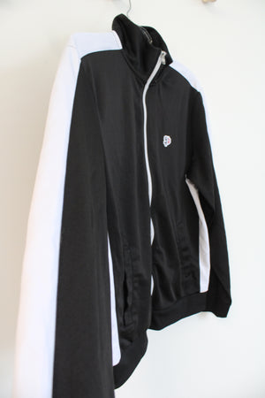 Southpole Black & White Zip Up Athletic Jacket | M