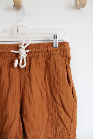 Old Navy Orange Gauzy Cotton Shorts | M