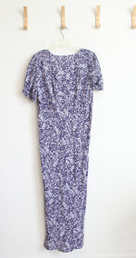 A New Day Blue & White Floral Maxi Dress | XL