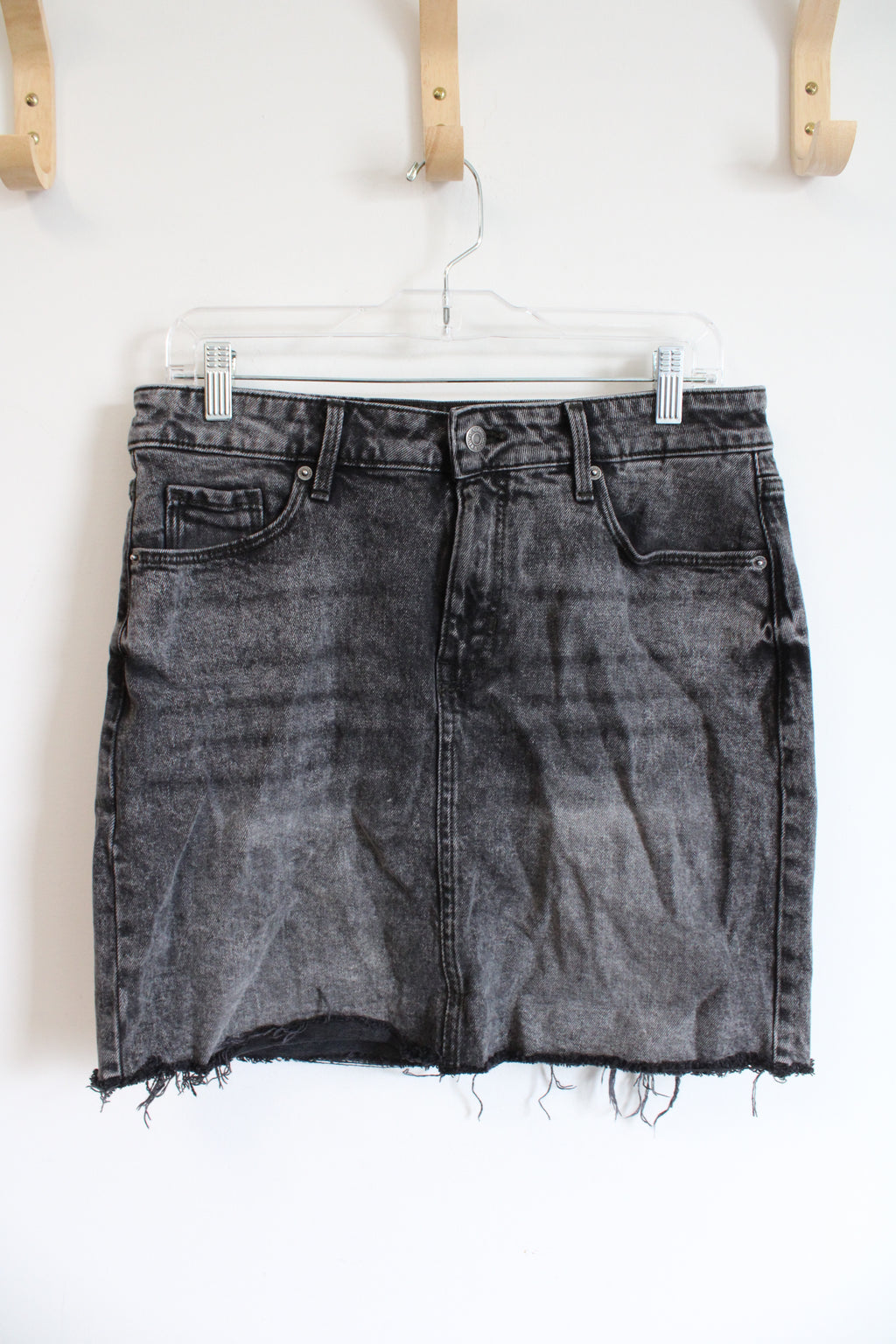 Old Navy Black Denim Mini Skirt | 8